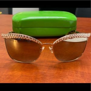 Kate Spade Gold Studded Sunglasses